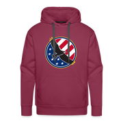 Top Notch Tops eagle hoodies focus on functionality and are ideal for various activities such as jogging, working out at the gym, or just lounging around. The lightweight fabric ensures breathability, allowing for optimal comfort and ease of movement during your workouts or daily routines- burgundy.