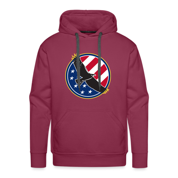 Top Notch Tops eagle hoodies focus on functionality and are ideal for various activities such as jogging, working out at the gym, or just lounging around. The lightweight fabric ensures breathability, allowing for optimal comfort and ease of movement during your workouts or daily routines- burgundy.