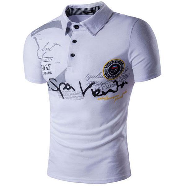 Color Short Sleeve Slim fit Polo Shirt - World Clothing