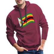 Zimbabwean roots hooded sweatshirts for African inspired boys and girls. Made from pure cotton. Good quality that will last you for years to come. - burgundy