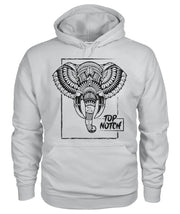 Full cotton hoodies for elephant lovers. Outdoor top wear for the young, fashion minded girls and boys.