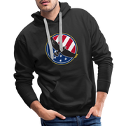 Top Notch Tops eagle hoodies focus on functionality and are ideal for various activities such as jogging, working out at the gym, or just lounging around. The lightweight fabric ensures breathability, allowing for optimal comfort and ease of movement during your workouts or daily routines - black.