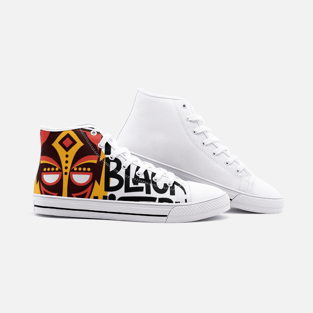 Unisex High Top Canvas Shoes - World Clothing